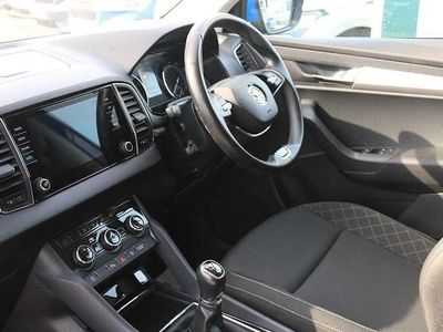 Used Skoda Karoq SE Technology 108 HP (79 kW) 2021 Blue SUV