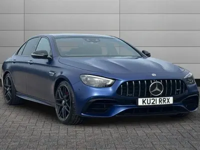 Used Mercedes E63S AMG Edition 612 HP (450 kW) 2021 Blue Sedan