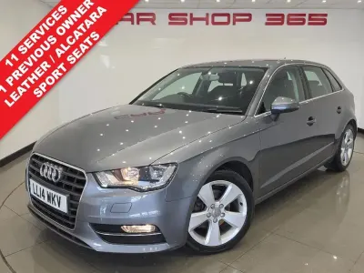 Used Audi A3 Sportback Sport 105 HP (77 kW) 2014 Grey Hatchback