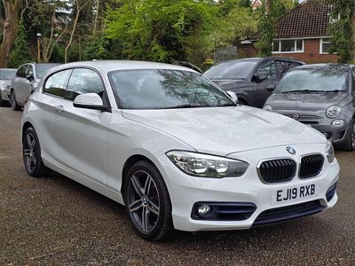 Used BMW 118 Sport Line 2019 White Hatchback