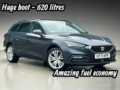 Used Seat Leon SE Dynamic 115 HP (84 kW) 2021 Magnetic grey metallic Estate