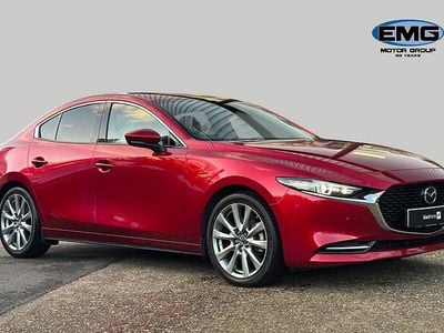 Red Used 2020 Mazda 3 Inclusive Sedan | £16,450 (Fair price)