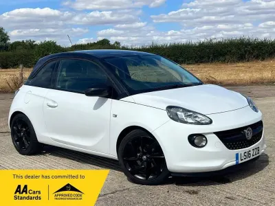 Used Vauxhall Adam S 70 HP (51 kW) 2016 White Hatchback