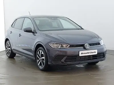 New VW Polo Match 95 HP (69 kW) 2025 Blue Hatchback