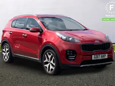 Begagnad Kia Sportage GT-Line 177 HK (130 kW) 2017 Röd SUV