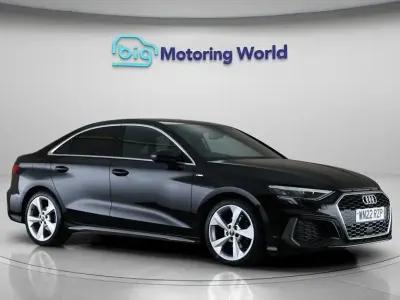 Used Audi A3 S-Line 150 HP (110 kW) 2022 Black Sedan