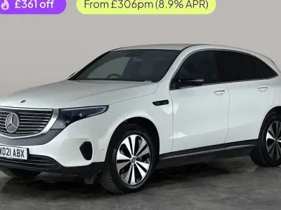 Used Mercedes EQC400 300 kW (408 HP) 2021 White SUV