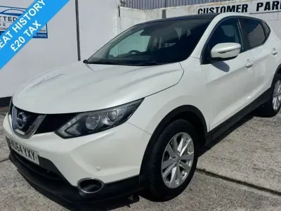 Used Nissan Qashqai Acenta Premium 110 HP (80 kW) 2014 White SUV