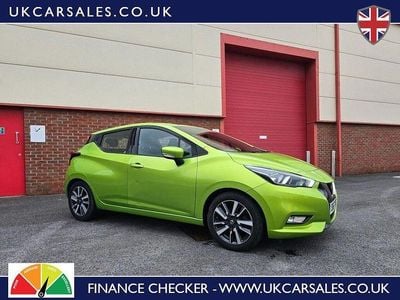 Used Nissan Micra Acenta 71 HP (52 kW) 2017 Green Hatchback