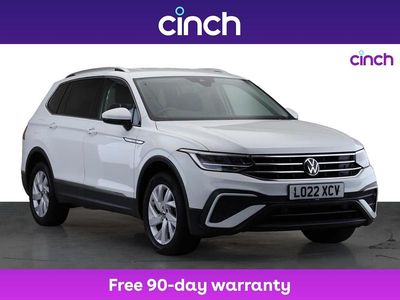 White Used 2022 VW Tiguan Allspace Life SUV | £18,499 (Fair price)