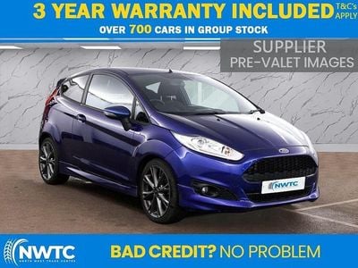 Used Ford Fiesta ST-Line 100 HP (73 kW) 2017 Blue Hatchback