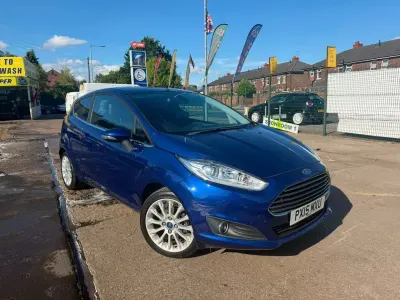 Used Ford Fiesta Titanium X 125 HP (91 kW) 2015 Blue Hatchback