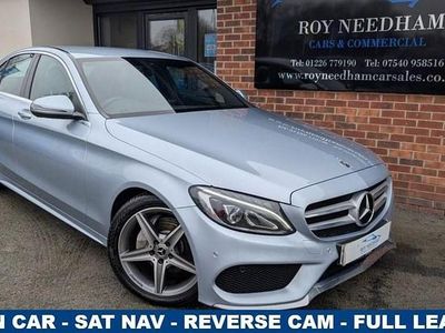 Used Mercedes C220 AMG line 170 HP (125 kW) 2018 Silver Sedan