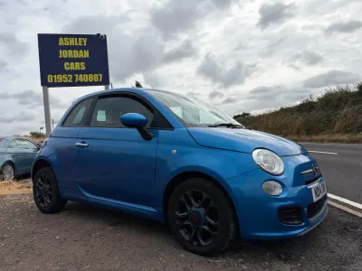 Used Fiat 500 S 69 HP (50 kW) 2014 Blue Hatchback