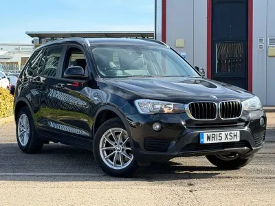 Begagnad BMW X3 Comfort Edition 190 HK (139 kW) 2015 Svart SUV
