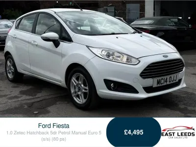 Used Ford Fiesta Zetec 80 HP (58 kW) 2014 White Hatchback