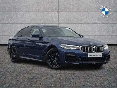 Used BMW 530e M Sport 288 HP (211 kW) 2020 Blue Sedan