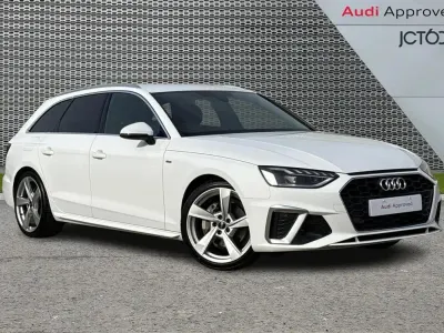 Used Audi A4 S-Line 200 HP (147 kW) 2024 White Estate