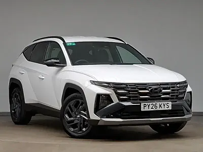 New Hyundai Tucson Blackline 239 HP (175 kW) 2026 White SUV