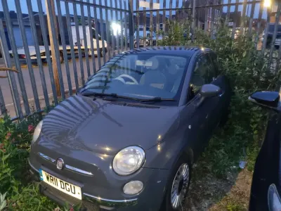 Used Fiat 500 Lounge 69 HP (50 kW) 2011 Grey Hatchback