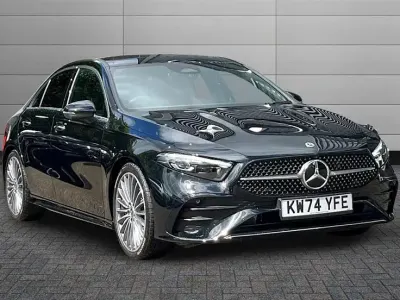 Used Mercedes A200 AMG Line Premium Plus 163 HP (119 kW) 2025 Black Sedan