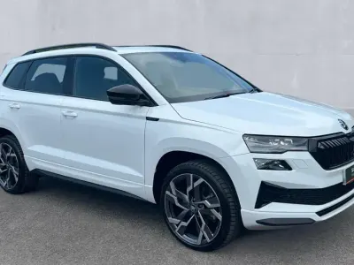Used Skoda Karoq SportLine 150 HP (110 kW) 2025 White SUV
