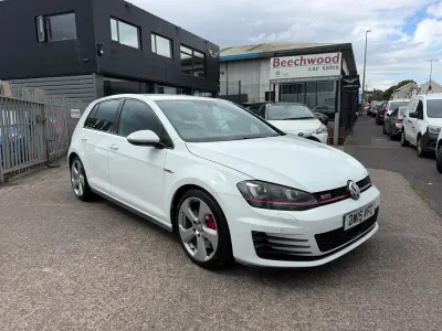 Used VW Golf VII GTI 2015 White Hatchback