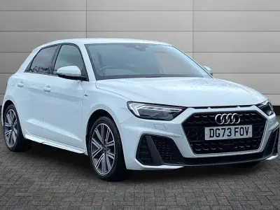 Used Audi A1 Sportback S-Line 108 HP (79 kW) 2023 Glacier white Hatchback
