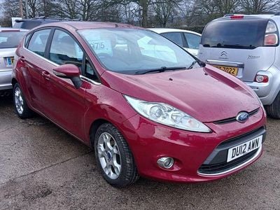 Used Ford Fiesta Zetec 2012 Red Hatchback