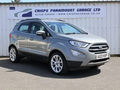 Begagnad Ford Ecosport Titanium 125 HK (91 kW) 2022 Silver SUV