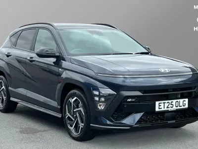 Used Hyundai Kona N Line 138 HP (101 kW) 2025 Blue SUV