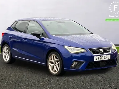 Used Seat Ibiza FR 95 HP (69 kW) 2020 Blue Hatchback