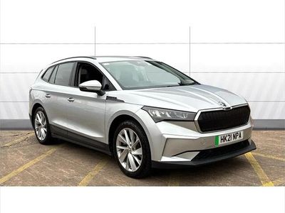 Silver Used 2021 Skoda Enyaq iV Suite SUV | £15,369 (Fair price)