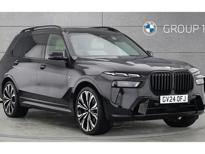 Black Used 2024 BMW X7 M Sport SUV | £71,240 (Good price)