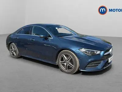 Used Mercedes CLA250 AMG Line Premium Plus 224 HP (164 kW) 2022 Blue Coupe