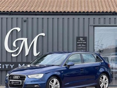 Blue Used 2014 Audi A3 Sportback S-Line Hatchback | £8,390 (Fair price)