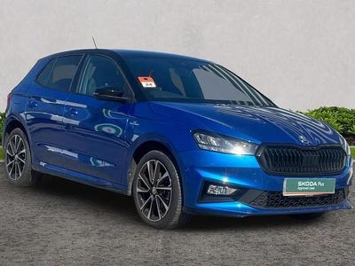 Used Skoda Fabia Monte Carlo 147 HP (108 kW) 2024 Race blue metallic black magic pearl effect Hatchback