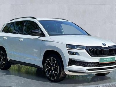 White Used 2023 Skoda Karoq SportLine SUV | £27,850 (Expensive)