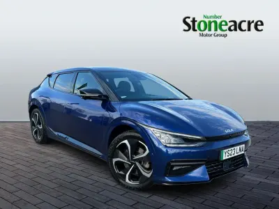 Begagnad Kia EV6 GT-Line S 236 kW (321 HK) 2023 Blå SUV