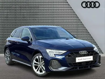 Used Audi A3 S-Line 147 HP (108 kW) 2026 Blue Hatchback