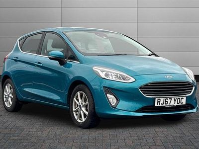 Used Ford Fiesta Zetec 100 HP (73 kW) 2018 Blue Hatchback