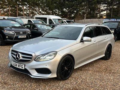 Silver Used 2014 Mercedes E220 AMG line Estate | £7,450 (Fair price)