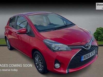 Used Toyota Yaris 2016 Red Hatchback