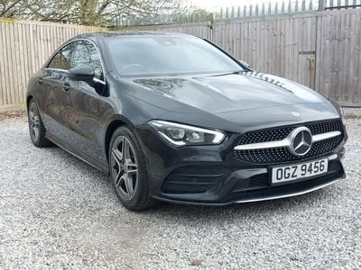 Used Mercedes CLA180 AMG line 136 HP (100 kW) 2019 Black Sedan