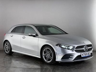 Used Mercedes A200 AMG line 150 HP (110 kW) 2019 Silver Hatchback