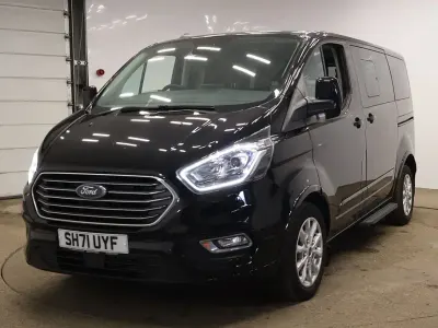 Used Ford Tourneo Custom Titanium 2021 Black Van