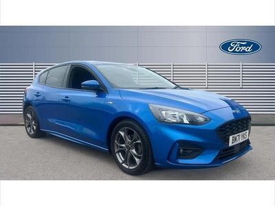 Used Ford Focus ST-Line 125 HP (91 kW) 2021 Blue Hatchback
