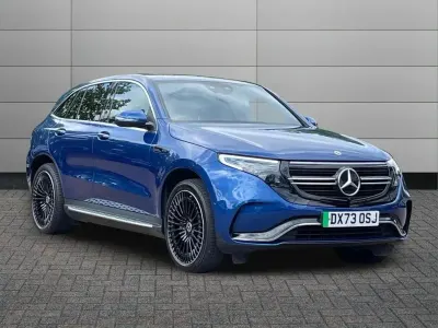 Used Mercedes EQC400 AMG line 300 kW (408 HP) 2023 Blue SUV