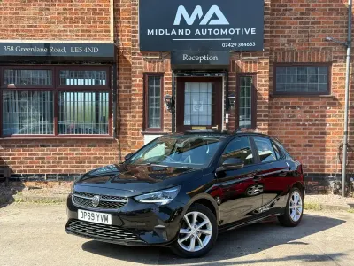 Used Vauxhall Corsa 75 HP (55 kW) 2019 Black Hatchback
