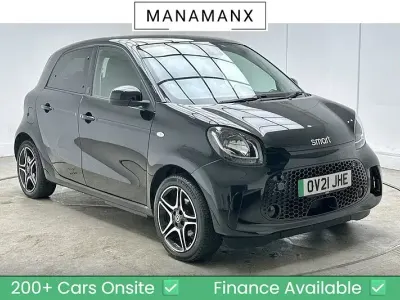 Used Smart ForFour Electric Drive Premium 60 kW (82 HP) 2021 Black Hatchback